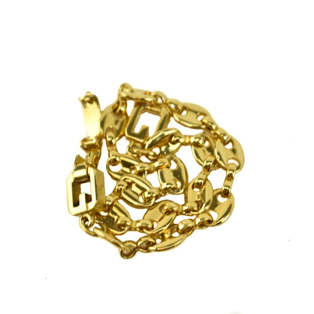 GIVENCHY: Gold, Marina Link "G" Clasp Bracelet mz - Picture 6 of 8